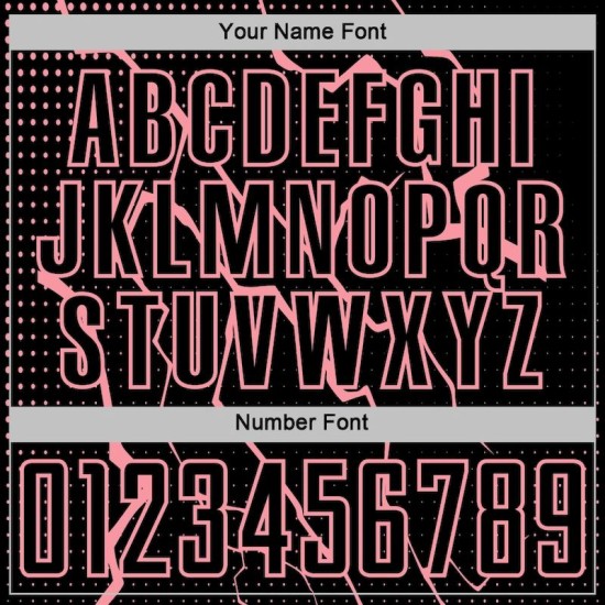 Sublimation Lightning Pink Jersey Medium Sports Uniform Custom Soccer Black