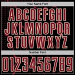 Lightning Black Soccer Uniform Jersey Sublimation Custom Sports Crimson-Cream