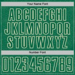 Kelly Sports Shape Jersey Sublimation Custom Uniform Geometric Cream Green Soccer