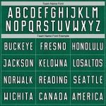 Jersey Shape Sublimation Uniform Green Geometric Soccer Kelly White-Black Custom Sports