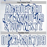 White Royal Jersey Sublimation Uniform Lightning Custom Sports Soccer