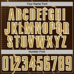 Uniform Sublimation Lightning Jersey Sports Custom Gold-White Soccer Brown Old