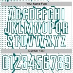 Sublimation Sports Uniform Jersey White Custom Soccer Lightning Teal