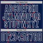 Sports Crimson-White Lightning Navy Uniform Sublimation Soccer Custom Jersey