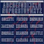 Sports Crimson-White Lightning Navy Uniform Sublimation Soccer Custom Jersey