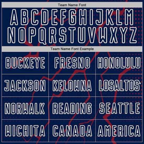 Sports Crimson-White Lightning Navy Uniform Sublimation Soccer Custom Jersey