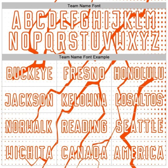 Orange Sublimation Jersey Custom White Soccer Lightning Uniform Sports