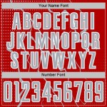 Lightning Soccer Sports Jersey Sublimation Gray-White Custom Red Uniform