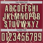 Custom Uniform Jersey Lightning Sports Soccer Sublimation Crimson Cream-Black