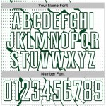 Custom Sublimation Soccer Jersey Lightning Sports Green White Uniform