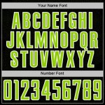 Sports Geometric Jersey Neon Shape Green-White Custom Soccer Uniform Sublimation Black