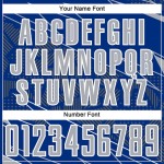 Soccer Uniform Lines Sublimation Sports Gray-White Custom Jersey Royal