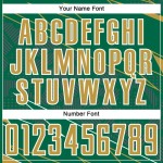 Soccer Sublimation Gold-White Lines Uniform Sports Green Custom Kelly Jersey Old