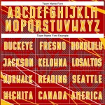 Red Sports Sublimation Jersey Uniform Lines Gold-White Soccer Custom