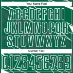 Green Sublimation Uniform White Jersey Sports Custom Lines Kelly Soccer