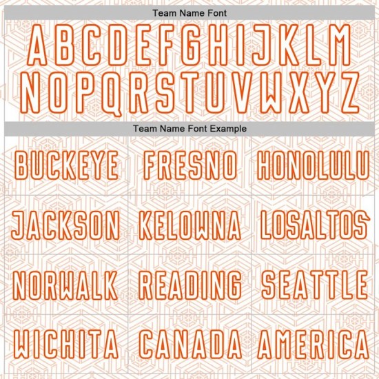 Uniform Sports Sublimation Custom Jersey Shape Orange Geometric White Soccer