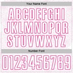 Jersey Soccer Uniform Custom White Shape Geometric Sublimation Sports Pink