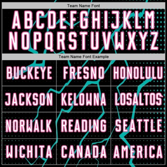 White Jersey Lightning Aqua-Pink Black Sports Custom Uniform Soccer Sublimation